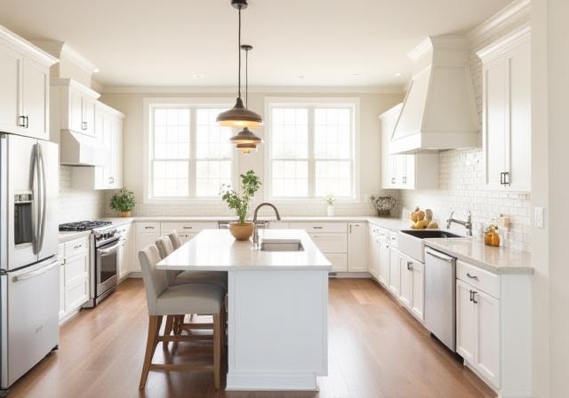 Modern farmhouse kitchen remodel in Windermere